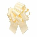 Berwick Offray 4 in. Pull Gift Bow, Ivory 20725